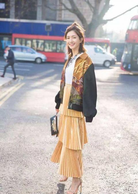 「糕裙是一」今年火了一种堆叠“蛋糕裙”,仙美又浪漫,明星达人都跟风