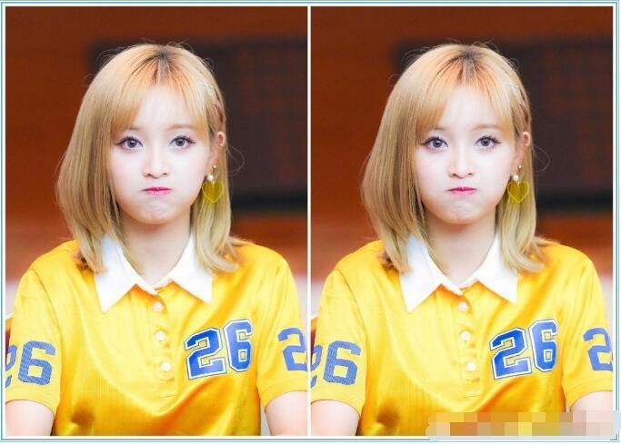 本以为金发的“吴宣仪”够美了，看了黑发的她瞬间被惊艳到了!