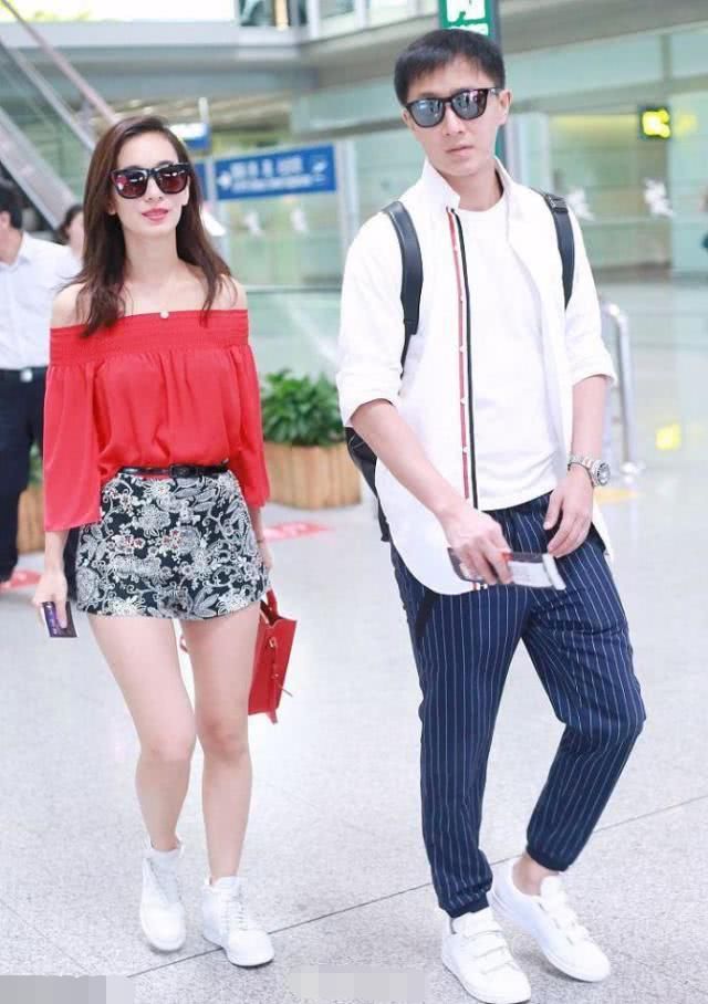 卢靖姗穿短裤秀长腿，却被吐槽上下一样粗，网友：好尴尬