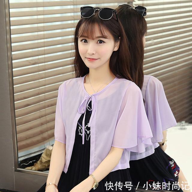 女人味■春夏季小披肩,清爽舒适又时髦,20+的美眉穿出成熟女人味