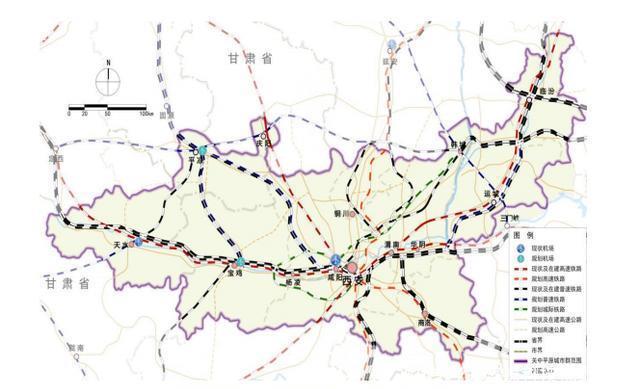  【西安】以西安为首的关中城市群：哪些区域要重点开发？铁路机