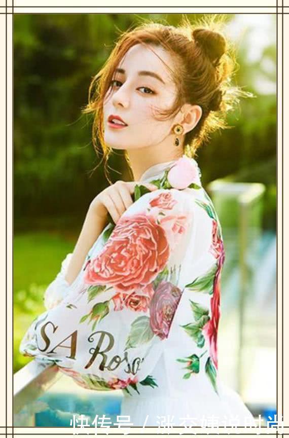 舒畅不过烫了个头发，简直美到开挂，撞衫女神迪丽热巴也一点不差