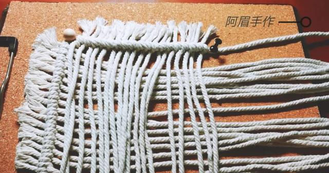 『编绳』结绳编织DIY,棉绳就能编个好看又实用的杯垫,编绳附教程!