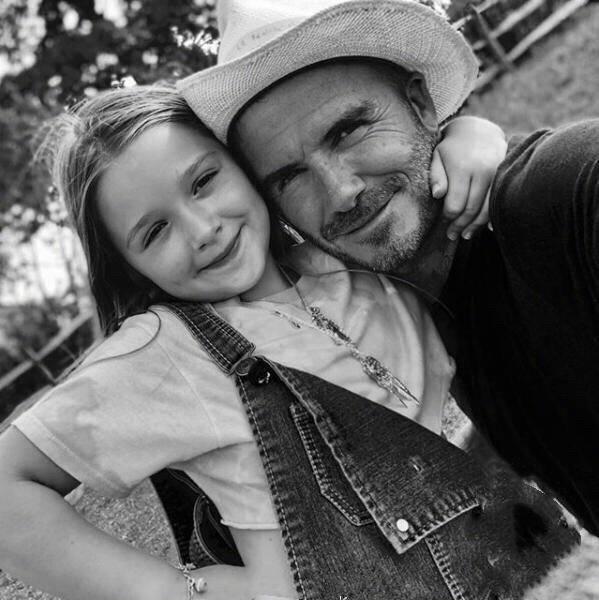 贝克汉姆为小七庆生，别看才7岁，一身帅气搭配颇具妈妈贝嫂风范