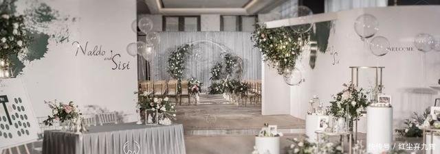  #花园#这场婚礼像极了花园中的清新邂逅