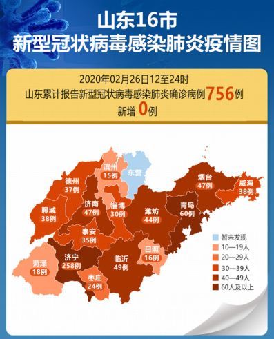  确诊病例|山东新冠肺炎患者治愈率突破50%，4个市半个月0新增