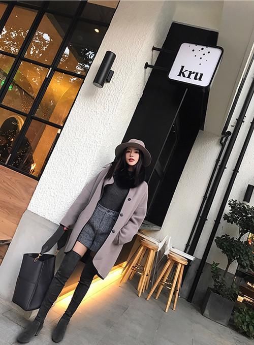 谁说过膝靴只有大长腿才能驾驭？搭配的对，你也可以腿长过2米！