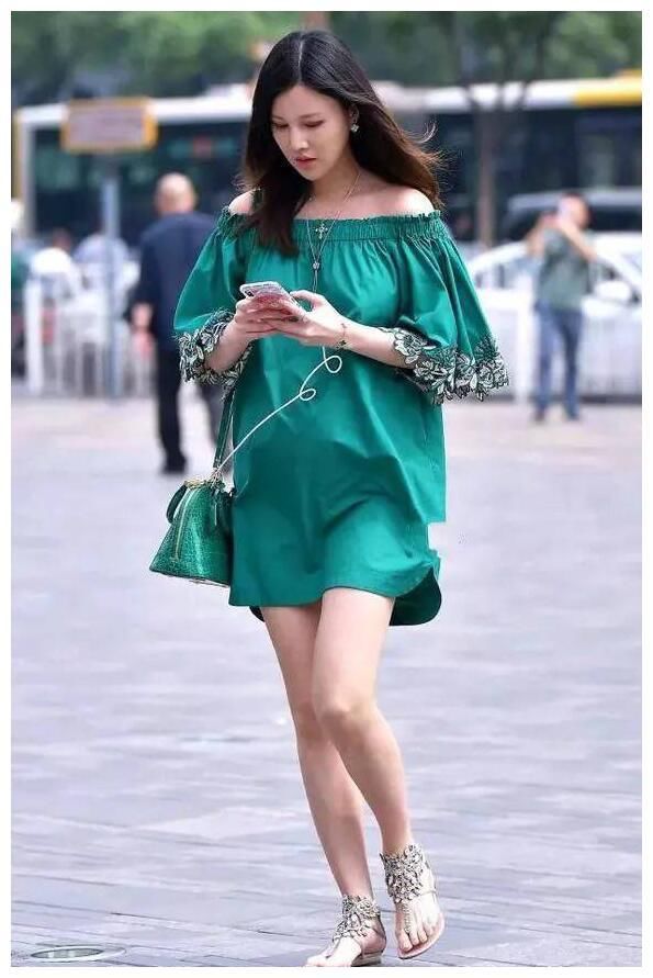 街拍:图1身姿摇曳，图3清新高雅，图8窈窕淑女