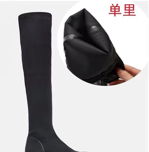  『拉链设计』过膝靴:你以为过膝靴怎么穿都会显腿长吗?那你就错了!
