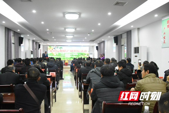 永顺县举行柑橘产销对接活动 现场签订销售2100吨协议