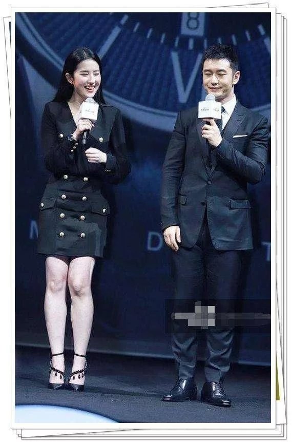 当杨幂刘亦菲同穿短裙现身，网友：终于见识到蚂蚁腿与大象腿差距