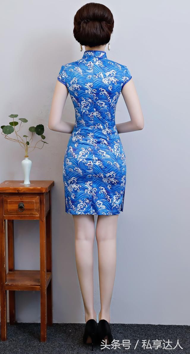 夏天穿这款旗袍裙，短不短？