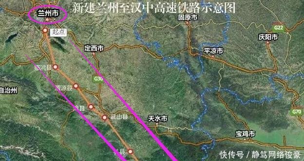 甘肃到陕西即将修建一条高铁, 总投资500亿, 预计2023年通车