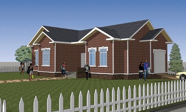 三款平价一层别墅，十三万起价，撑起农村的场子