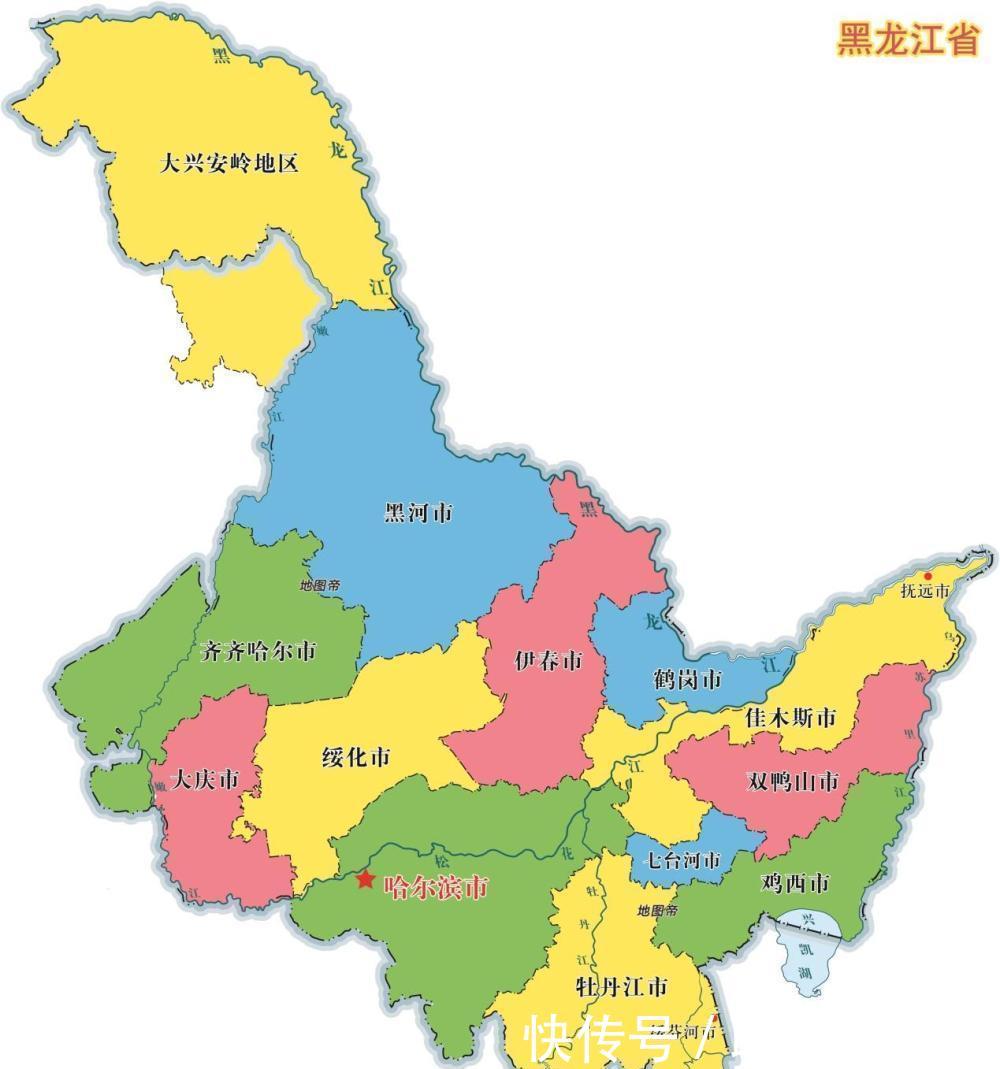  「黑龙江」北京有两块飞地, 一块在天津, 一块在1000公里外的黑