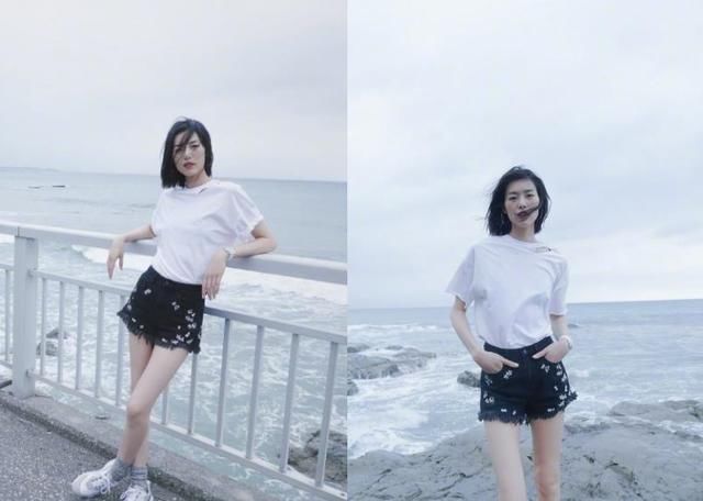 刘雯和奚梦瑶同走机场，一个素颜穿牛仔裤，一个穿了和没穿一样