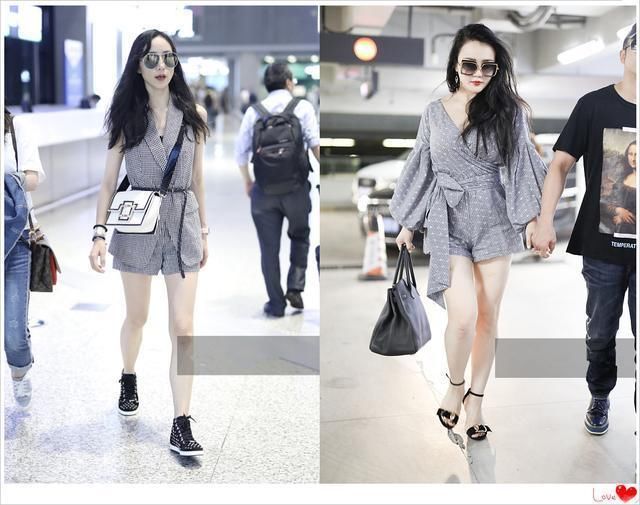 看了冉莹颖的短裤套装，再看看韩雪，才知道身材和气质哪个更重要