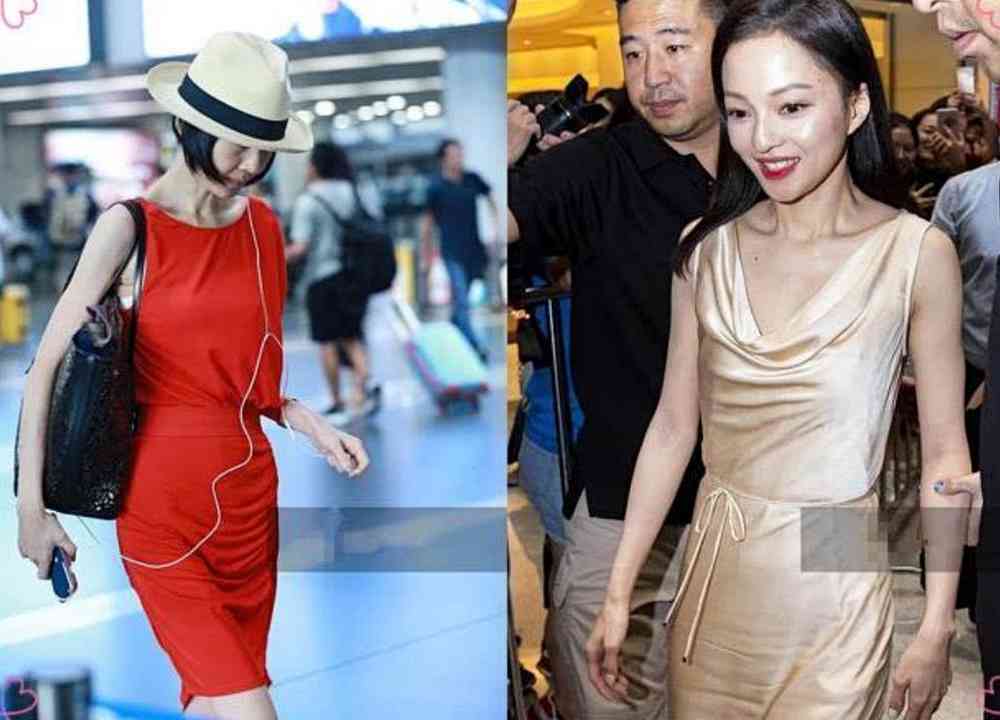 当86斤张韶涵和70斤鲁豫同穿裹身裙，终于见识纸片人最高境界