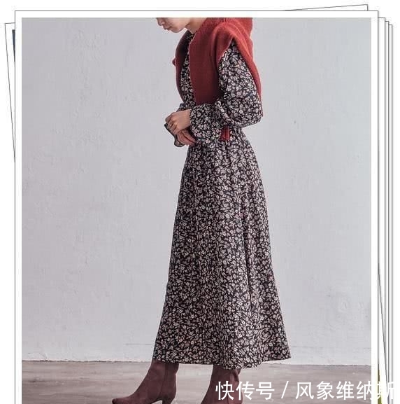冬季■长筒靴怎么搭配?除了牛仔裤,日本女人最爱穿“长靴+裙子”