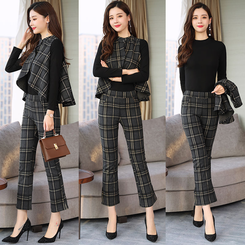 小个子媳妇，入秋从不穿裙子!衣柜满是欧货套装，显高洋气，巨美