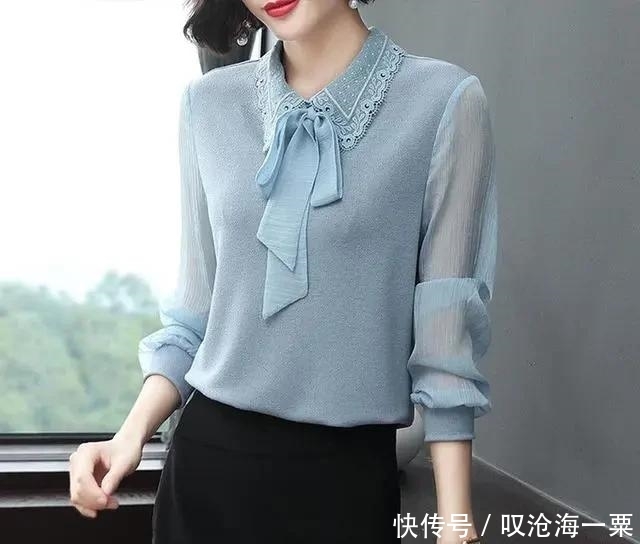  『依旧』“雪纺衫”依旧是妈妈们的心头爱，优雅洋气还美嫩，怎么穿都好看