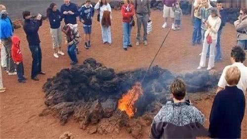 世界最狼狈的火山，只有13米如今沦为烧烤炉子，被游客用来烧烤