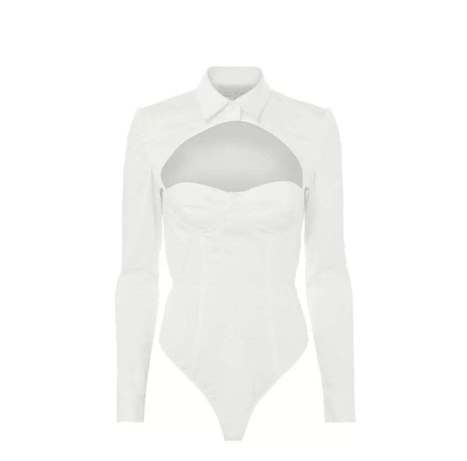 我真的不怕麻烦，谁叫这件“泳衣”一样的Bodysuit太时髦~