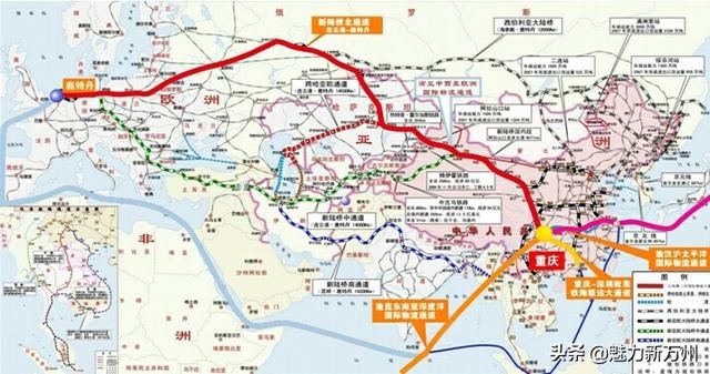 中国西部最大的交通枢纽城市——重庆