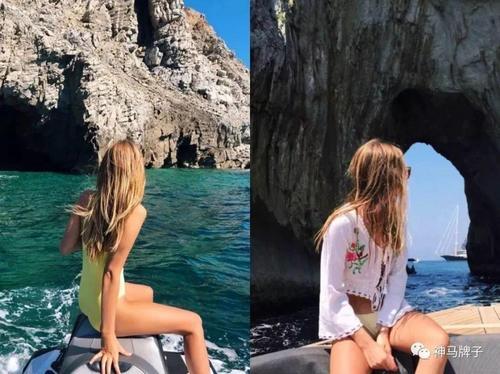 19岁德国公主很任性：晒性感比基尼照，做鬼脸比中指爱马仕背不停