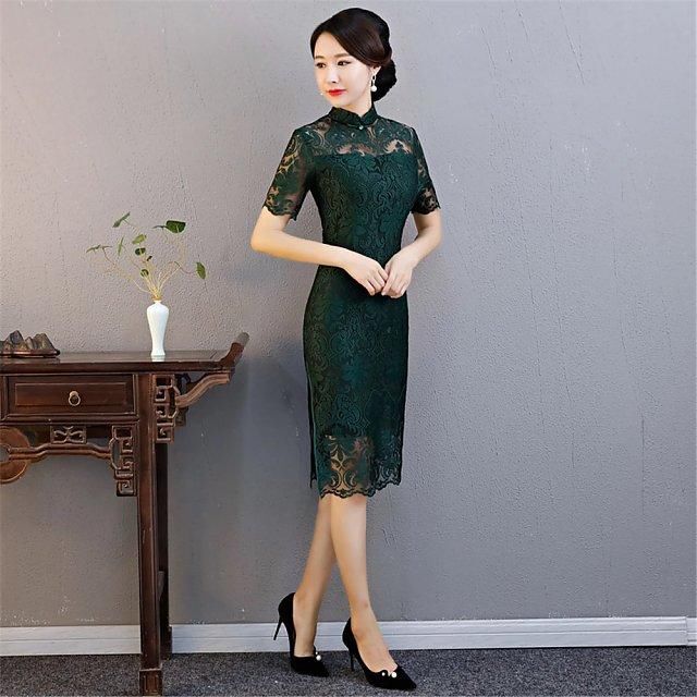 性感复古修身旗袍,优雅时尚,气质满满!