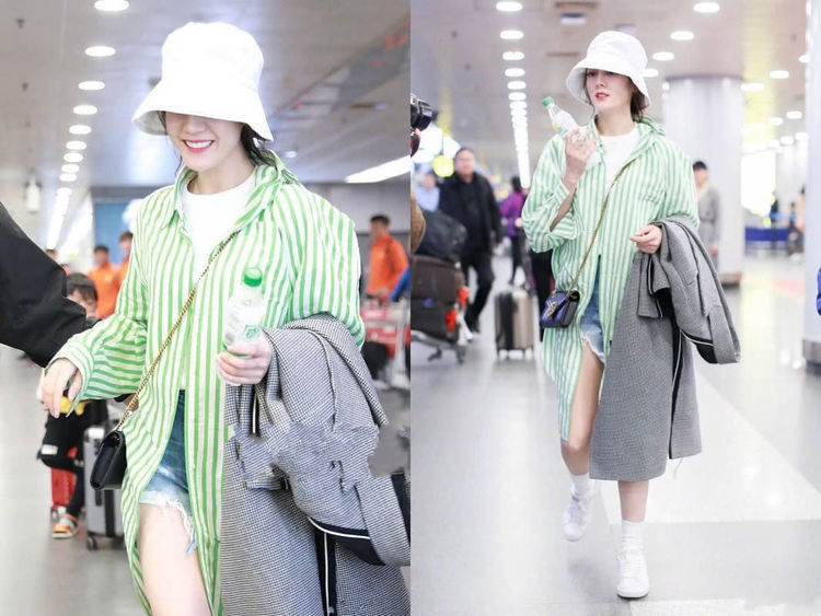 迪丽热巴穿吊带裙秀身材，曲线感太明显，网友：简直不敢评价