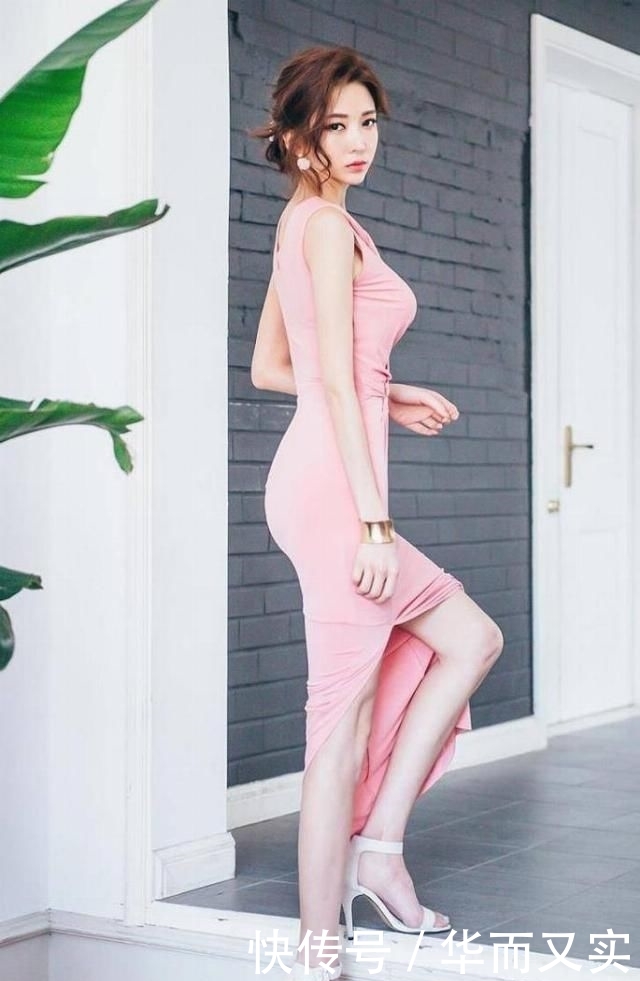 身材@高挑紧身裙美女, 通常都是长腿女神!