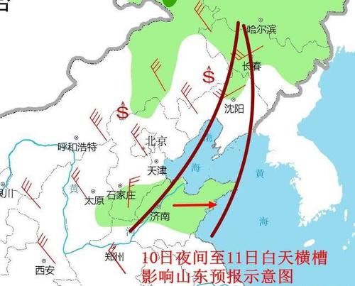  「和半岛地区」山东今晚雷雨范围扩大，横槽将进一步南压，济南雷雨雷打不动