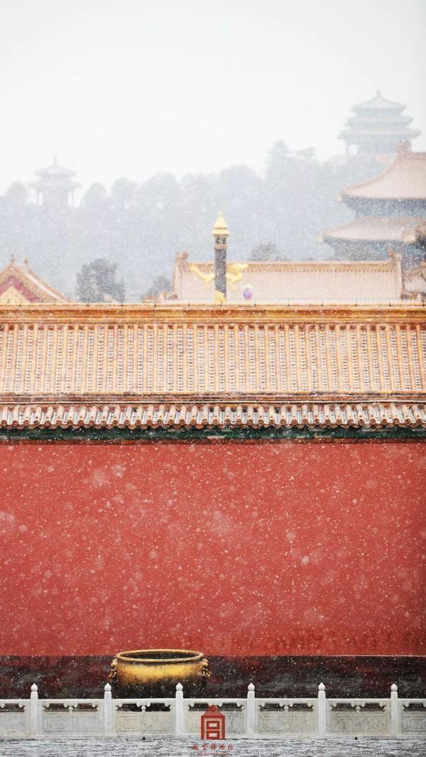 这就是雪中的故宫！
