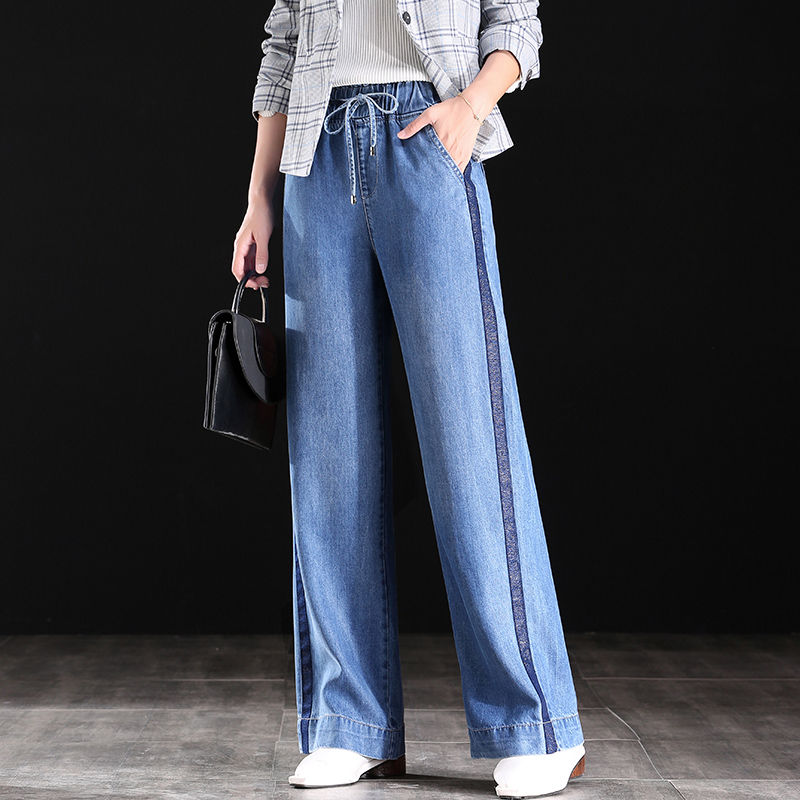 老婆腿不好看，智慧的她只穿阔腿裤，总是被人夸腿“又细又直”