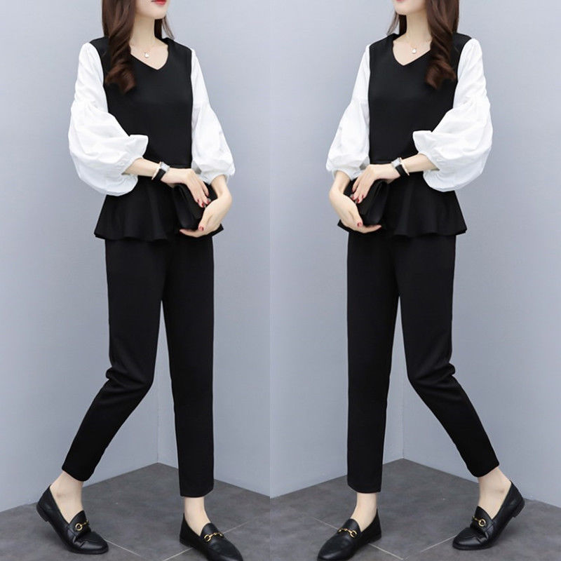 女人不会搭配简直”没法看“，终于等到时髦套装+高跟鞋，真迷人