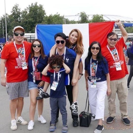 徐子淇和老公在公众场合大秀恩爱，网友：不会穿衣却很会经营感情