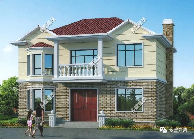 农村自建房，占地不到100，这四款最低18万就能建成！