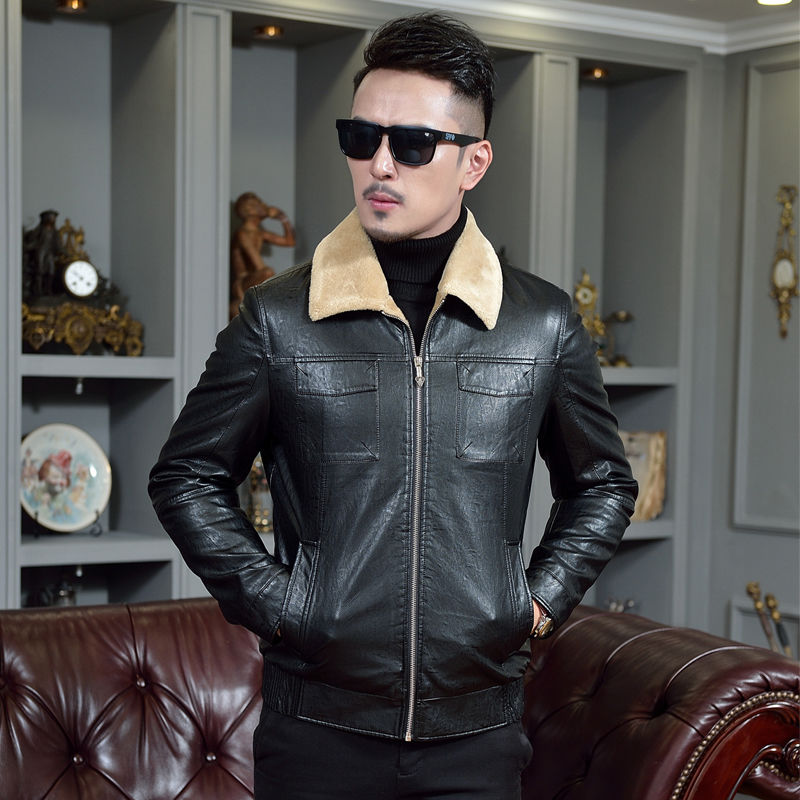 30男人一朵花，要是再配上这些皮夹克外套，简直就是锦上添花