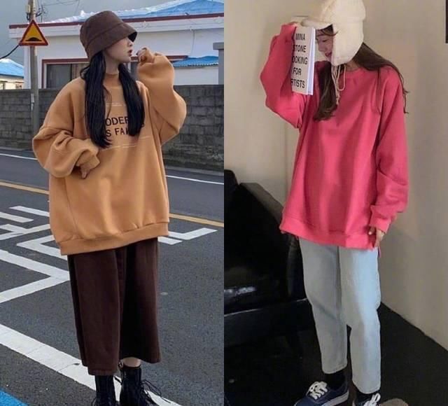  「圆领」乍暖还寒的时节，连帽卫衣怎样搭出高級美，轻轻松松美翻天
