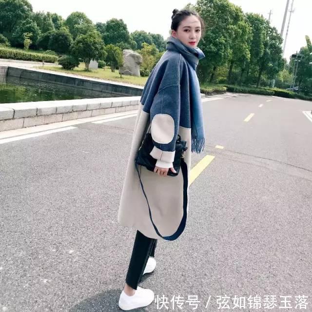  『大衣』最后说一次穿大衣不要配平底鞋，土瞧下图这样穿，超嫩美