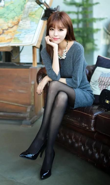 高挑长腿美女，气质不凡！