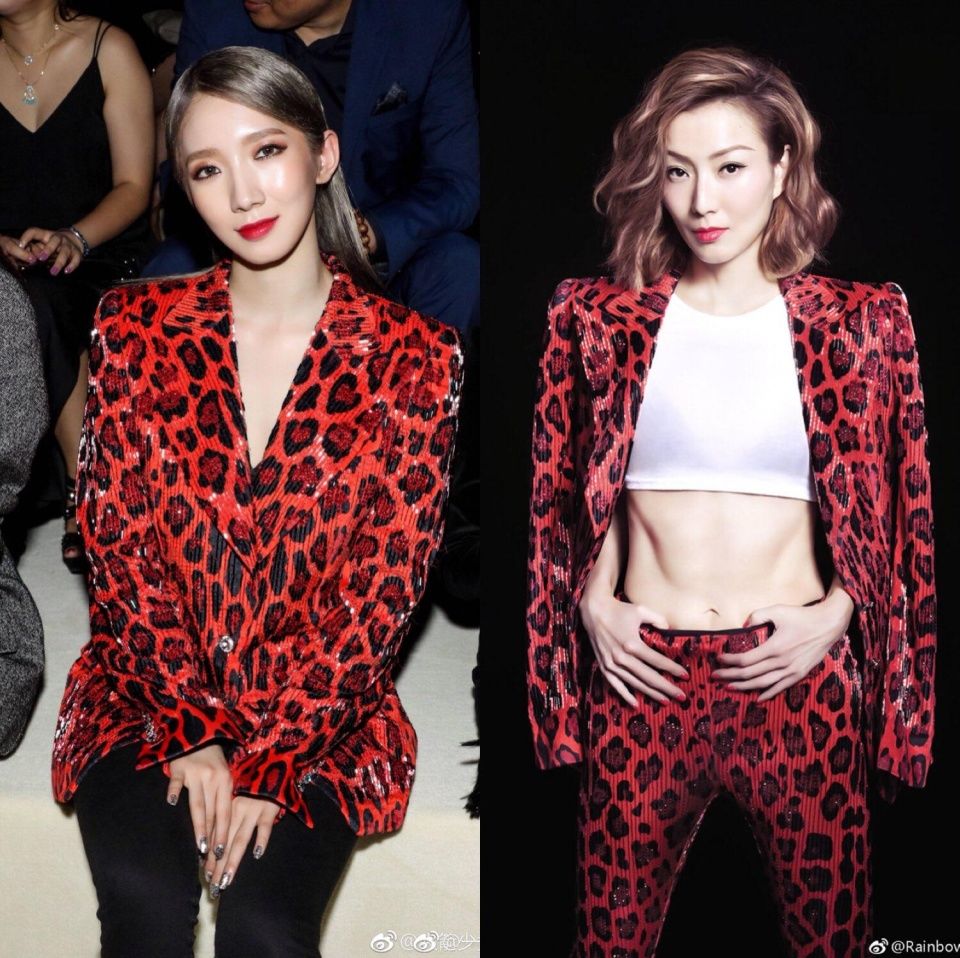 时装周开启，景甜孟美岐何穗排排座，张钧宁一个转身抢了所有风头