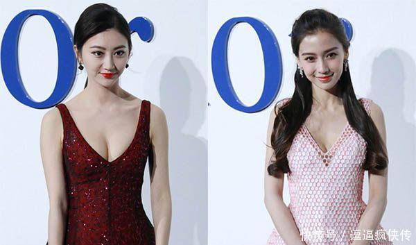 景甜与baby同时秀好身材，但这事业线差距也太大了