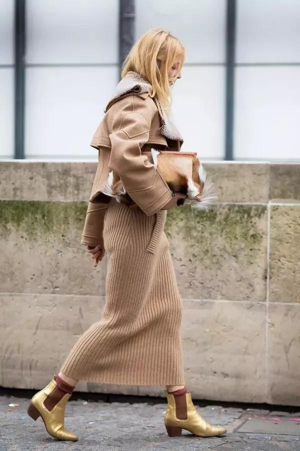 秋天这几款裙子美翻天，高圆圆、刘雯早就穿起来了！