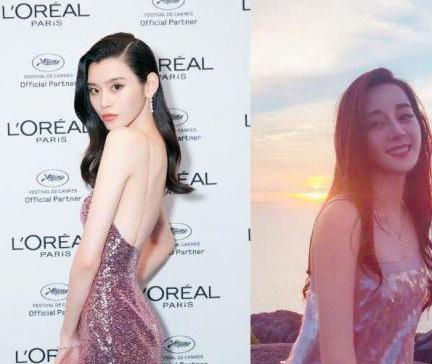 热巴和奚梦瑶撞衫之战，她瞬间就输了，网友：果然是差距的