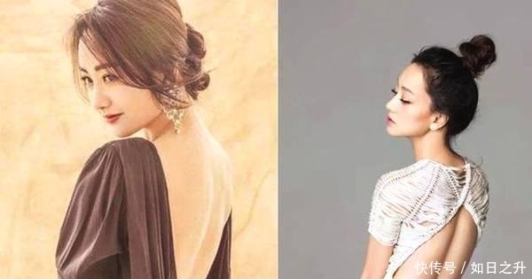 当红女星的露背装, 杨幂秀起性感反差大, 赵丽颖腰超细!