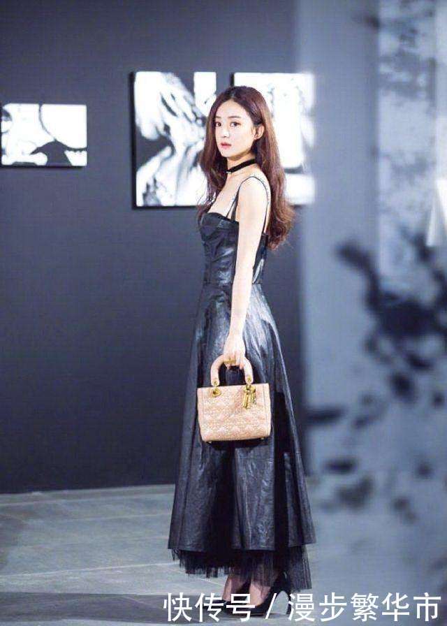 林心如和赵丽颖撞衫1.6万连衣裙, 小12岁的颖宝差距咋这么大