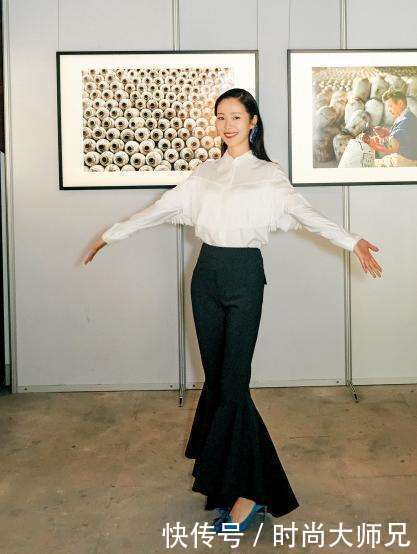 江一燕现身发布会, 裙子太紧显尴尬, 网友: 就不能换大一号的?