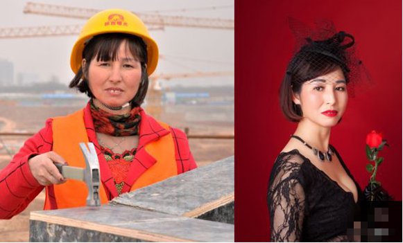 直击:化妆后的农民工妻子，美的丈夫见了都不敢认